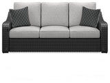 Beachcroft Outdoor Sofa with Cushion - Furniture World