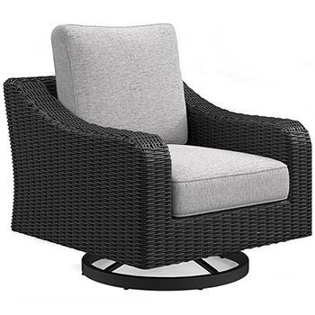 Beachcroft Outdoor Swivel Lounge with Cushion - Furniture World