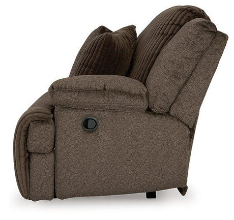 Top Tier Reclining Sectional with Chaise - Furniture World
