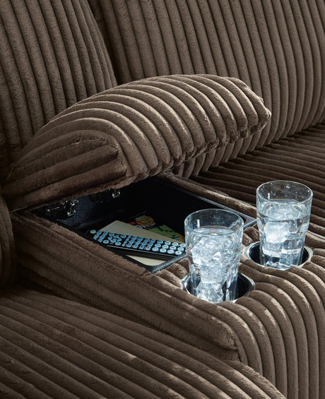 Top Tier Reclining Sectional with Chaise - Furniture World