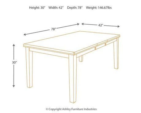 Ralene Dining Room Set - Furniture World