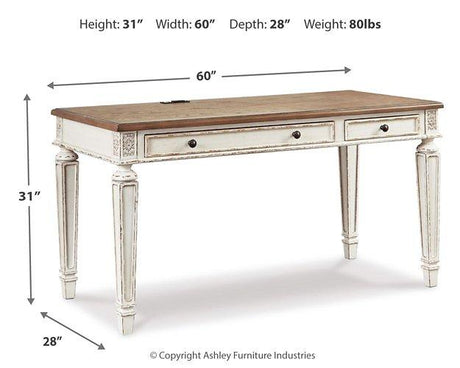 Realyn Home Office Set - Furniture World