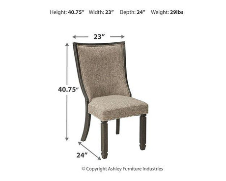 Tyler Creek Dining Chair Set - Furniture World