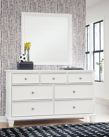 Fortman Dresser and Mirror - Furniture World