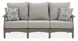 Visola Outdoor Sofa and Loveseat Set - Furniture World