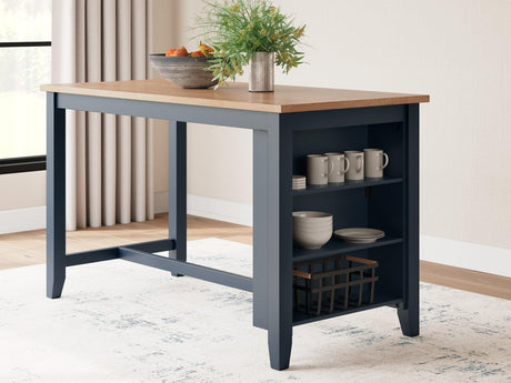 Gesthaven Counter Height Dining Table - Furniture World