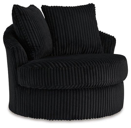 Gramwell Swivel Accent Chair - Furniture World
