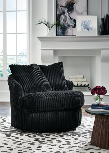 Gramwell Swivel Accent Chair - Furniture World