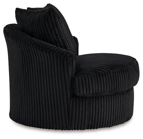 Gramwell Swivel Accent Chair - Furniture World