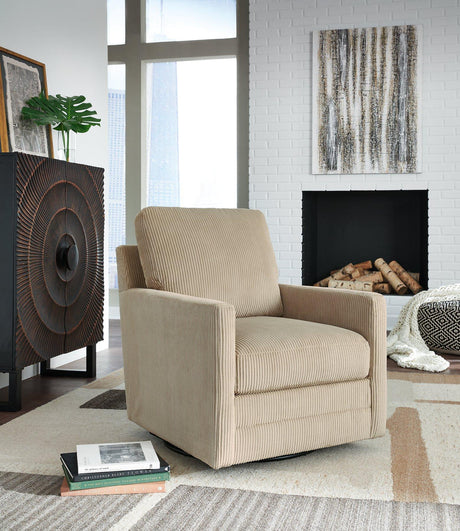Icaman Swivel Accent Chair - Furniture World
