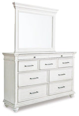 Kanwyn Dresser and Mirror - Furniture World