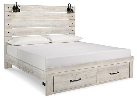 Cambeck Bed with 2 Storage Drawers - Furniture World