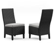 Beachcroft Outdoor Side Chair with Cushion (Set of 2) - Furniture World