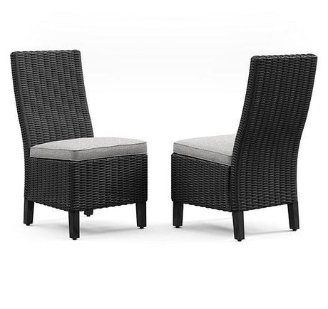 Beachcroft Outdoor Side Chair with Cushion (Set of 2) - Furniture World