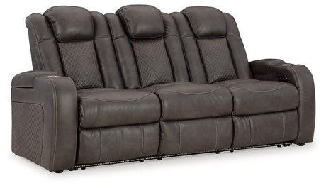Fyne-Dyme Power Reclining Sofa - Furniture World