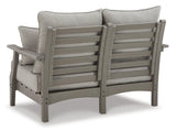 Visola Outdoor Sofa and Loveseat Set - Furniture World