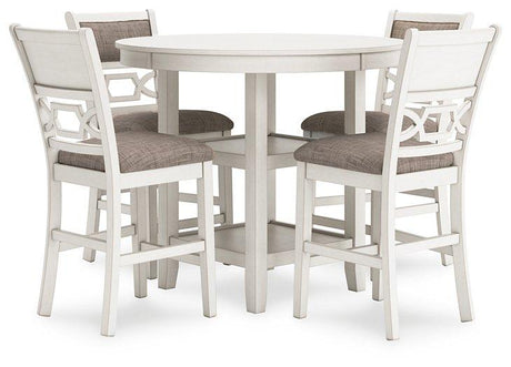 Erinberg Counter Height Dining Table and 4 Barstools (Set of 5) - Furniture World