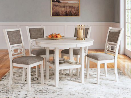 Erinberg Dining Table and 4 Chairs (Set of 5) - Furniture World