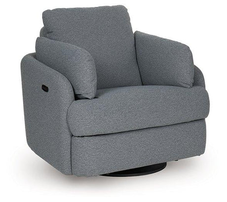 Alainmont Next-Gen Nuvella Swivel Power Recliner - Furniture World