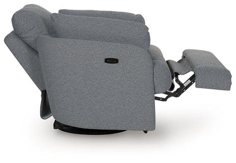 Alainmont Next-Gen Nuvella Swivel Power Recliner - Furniture World