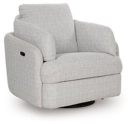 Alainmont Next-Gen Nuvella Swivel Power Recliner - Furniture World