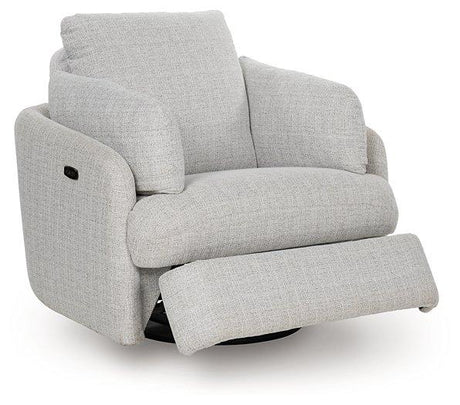 Alainmont Next-Gen Nuvella Swivel Power Recliner - Furniture World