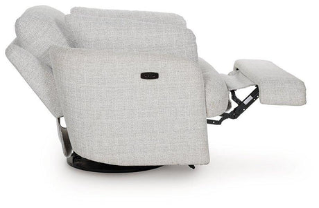 Alainmont Next-Gen Nuvella Swivel Power Recliner - Furniture World
