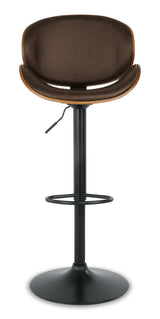 Bellatier Adjustable Height Bar Stool - Furniture World