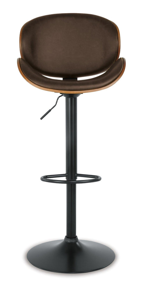 Bellatier Adjustable Height Bar Stool - Furniture World