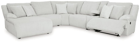 Top Tier Reclining Sectional with Chaise - Furniture World