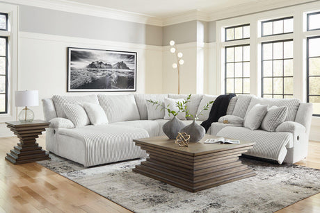 Top Tier Reclining Sectional with Chaise - Furniture World