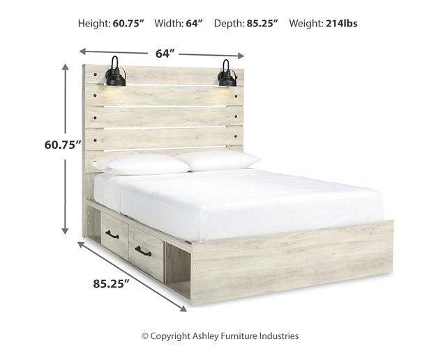 Cambeck Bed with 2 Storage Drawers - Furniture World