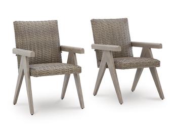 Cliff Trails Outdoor Arm Chair (Set of 2) - Furniture World