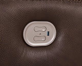 Alessandro Power Reclining Loveseat with Console - Furniture World