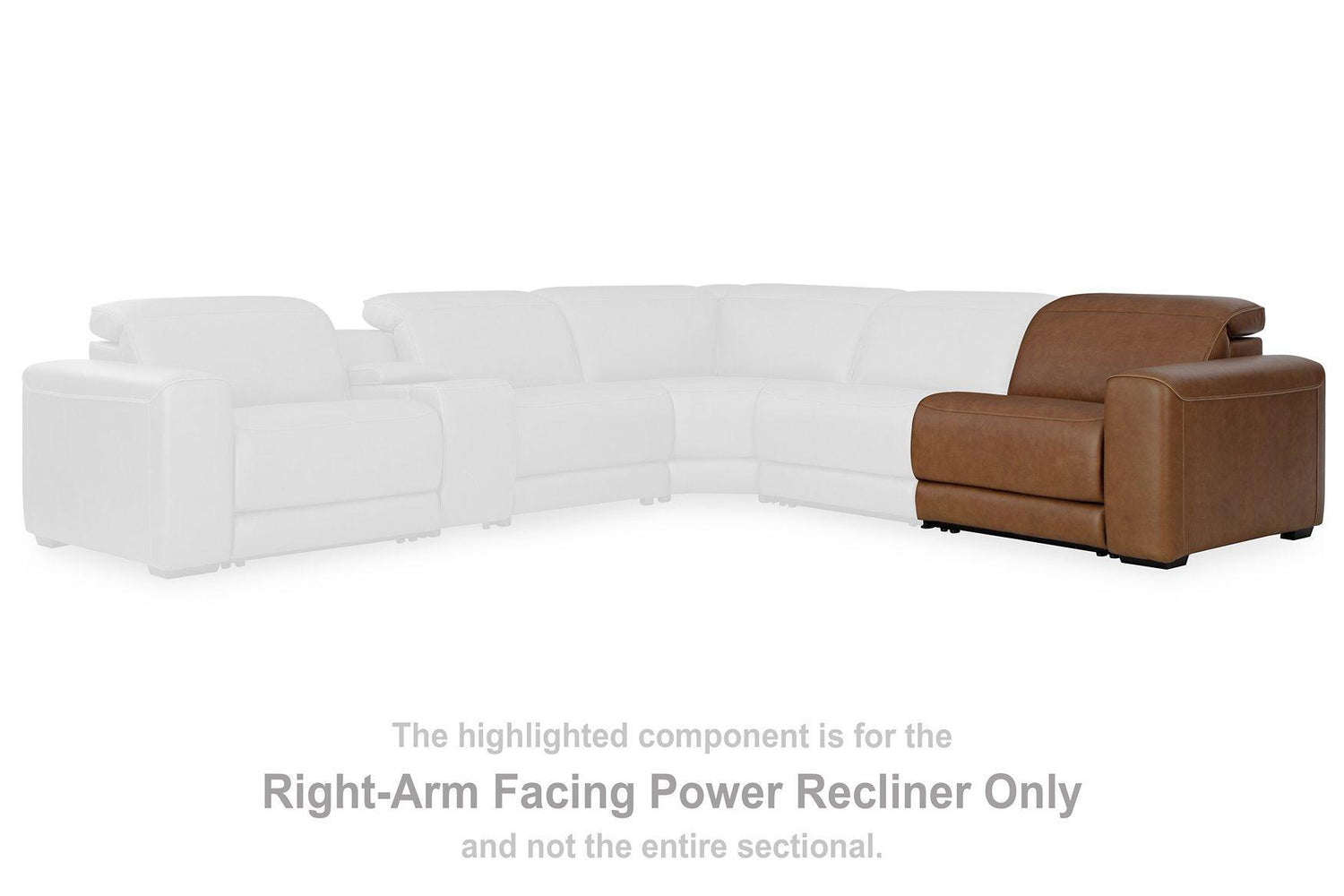 Magic Man Power Reclining Sectional Sofa - Furniture World