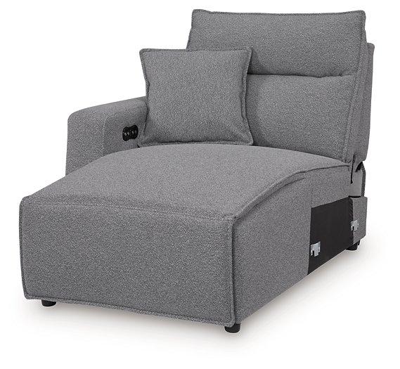 Modmax Power Reclining Sectional with Chaise - Furniture World