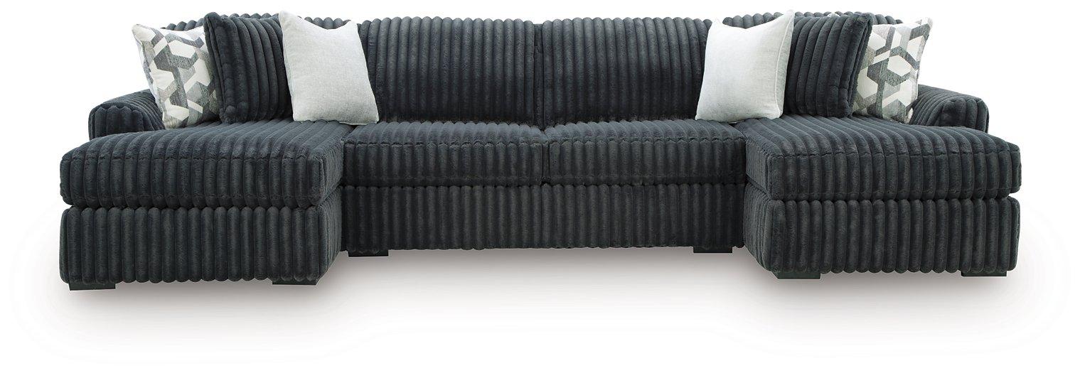 Midnight-Madness Sectional with Chaise - Furniture World