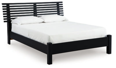 Danziar Queen Slat Bed - Furniture World