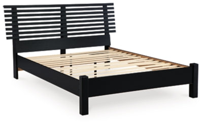 Danziar Queen Slat Bed - Furniture World