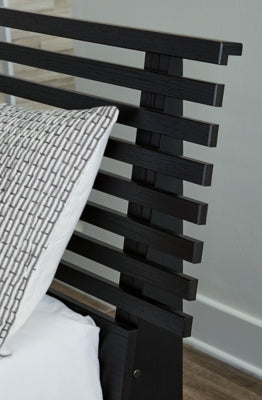 Danziar Queen Slat Bed - Furniture World