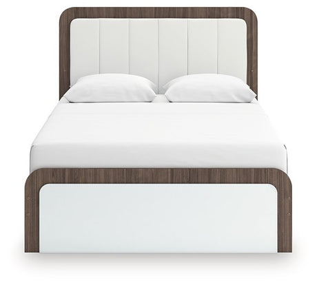 Kendanport Upholstered Bed - Furniture World