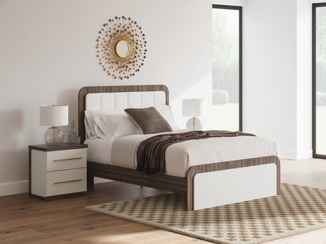 Kendanport Upholstered Bed - Furniture World