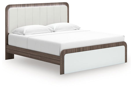 Kendanport Upholstered Bed - Furniture World