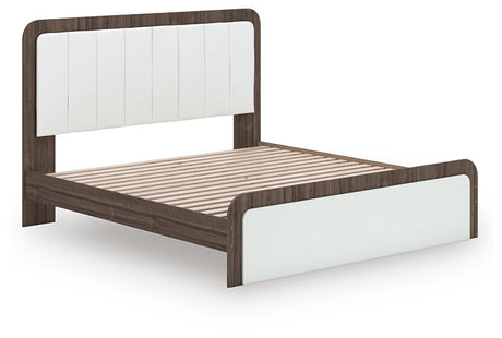 Kendanport Upholstered Bed - Furniture World
