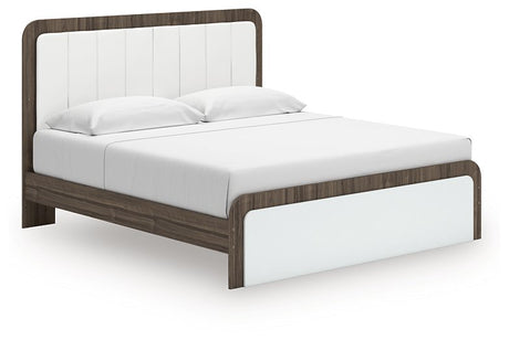 Kendanport Upholstered Bed - Furniture World