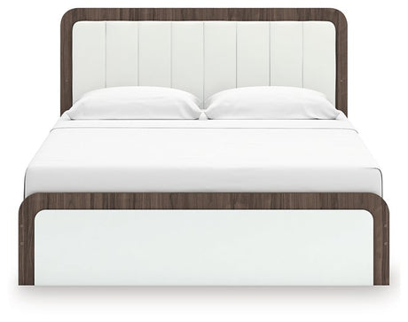 Kendanport Upholstered Bed - Furniture World