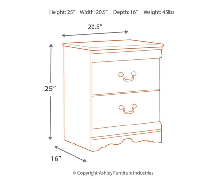 Anarasia Nightstand - Furniture World