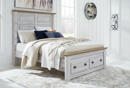 Haven Bay Panel Storage Bed - Furniture World