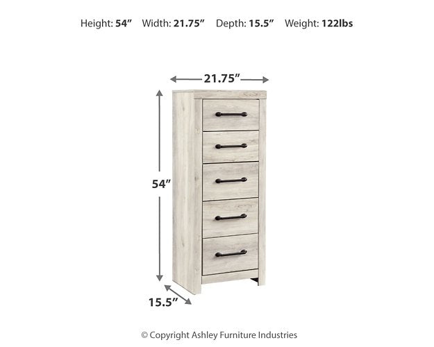 Cambeck Narrow Chest of Drawers - Furniture World
