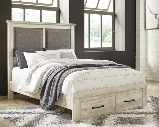 Cambeck Upholstered Panel Storage Bed - Furniture World